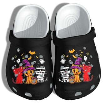 Halloween Cats Mummy Witch Costume Crocband Clogs Shoes - Monsterry AU