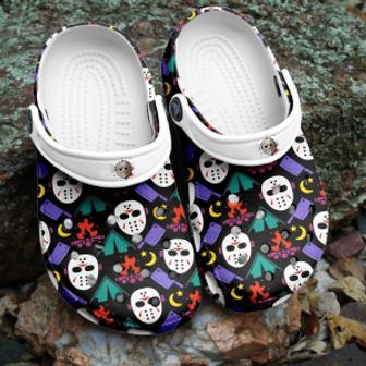 Halloween Face Shoes Crocs Crocband Clogs Shoes For Men Women - Monsterry AU