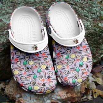 Halloween Face Shoes Hlw-11 Crocs Crocband Clogs Shoes For Men Women - Monsterry UK