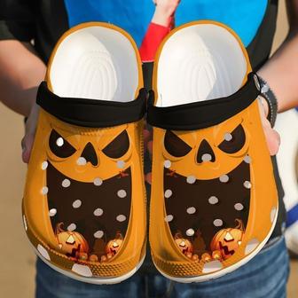 Halloween Happy Pumpkin Clog Shoes - Monsterry UK