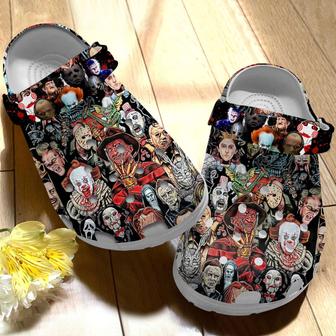 Halloween Just A Girl Who Loves Horror Movies Character Crocband Clogs - Monsterry CA