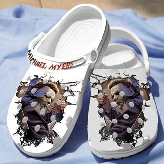 Halloween Michael Myers Crocband Clogs | Favorety