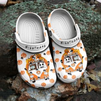 Halloween The Nightmare Before Christmascrocs Comfortable Shoes Clogs Crocband For Men Women - Monsterry UK