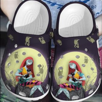 Halloween The Nightmare Before Christmascrocs Crocband Clogs Comfortable Shoes For Men Women - Monsterry