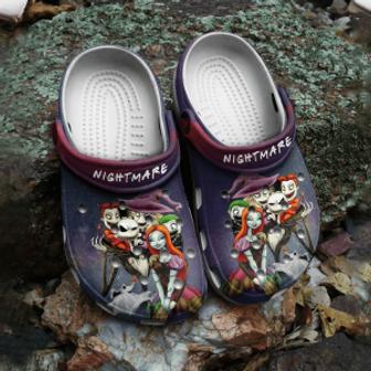 Halloween The Nightmare Before Christmascrocs Shoes Clogs Crocband Comfortable For Men Women - Monsterry UK