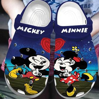 Happy Mickey Minnie Couple Clogs Shoes | Favorety AU