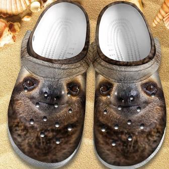 Happy Sloth Shoes - Sloth 3D Clogs Gift For Women Men Kids - Monsterry DE