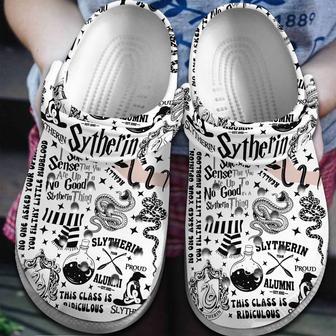 Harry Potter Movie Sytherin Crocs Crocband Clogs Shoes | Favorety AU