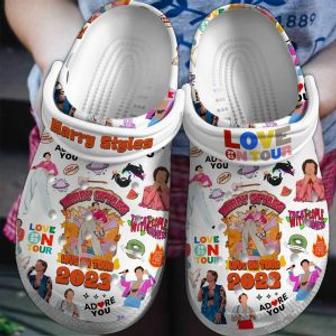 Harry Styles Singer Music Crocs Clogs Crocband Shoes Comfortable For Men Women | Favorety AU