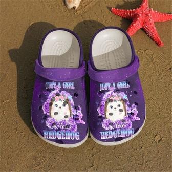 Hedgehog Just A Girl Who Loves Clog Shoes - Monsterry DE