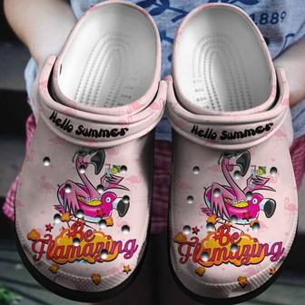 Hello Summer Shoes - Be Flamazing Summer Clogs For Girl Friend - Monsterry DE