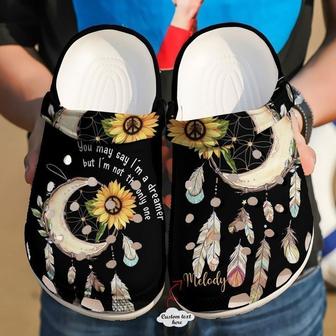 Hippie Personalized Dreamer Classic Clogs Shoes - Monsterry DE