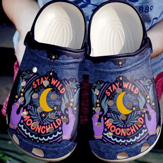 Hippie Stay Wild Clog Shoes - Monsterry AU