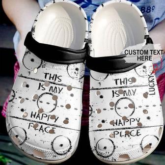 Hockey Personalized My Happy Place Clog Shoes - Monsterry DE