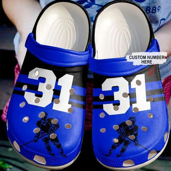 Hockey Personalized Simply Love Clog Shoes - Monsterry