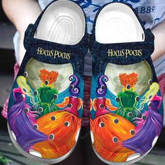 Hocus Pocus Witches Art Painting Clogs Shoes - Monsterry