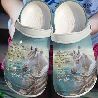Horse Be Awesome Everyday Clog Shoes - Monsterry DE