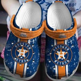 Houston Astros Crocs Crocband Comfortable Shoes Clogs For Men Women | Favorety DE