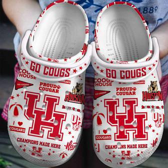 Houston Cougars Basketball Ncaa Sport Crocs Clogs Crocband Shoes | Favorety