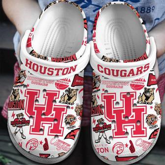 Houston Cougars Ncaa Sport Crocs Crocband Clogs Shoes | Favorety