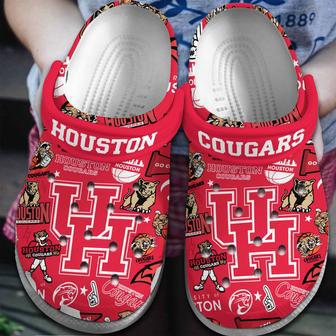 Houston Cougars Ncaa Sport Crocs Crocband Clogs Shoes | Favorety