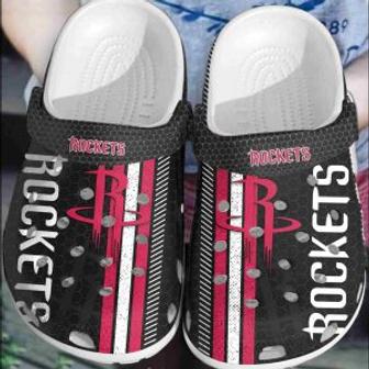 Houston Rockets Basketball Club Clogs Crocs Crocband Comfortable Shoes For Men Women | Favorety CA