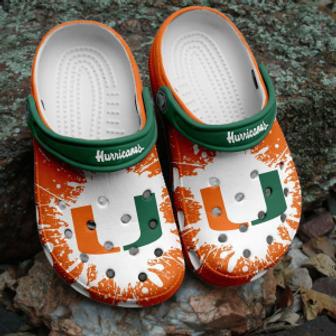 Hurricanes Ncaa Crocs Clogs Crocband Shoes Comfortable For Men Women | Favorety DE