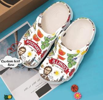 Illinois Personalized State Proud Classic Clogs Shoes - Monsterry CA