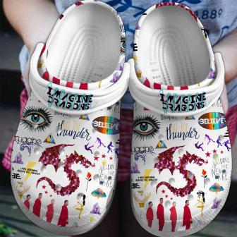 Imagine Dragons Music Band Crocs Crocband Clogs Shoes | Favorety CA