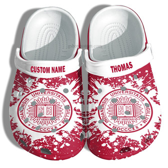 Indiana University Bloomington Graduation Gifts Clog Shoes Customize- Admission Gift Shoes - Monsterry