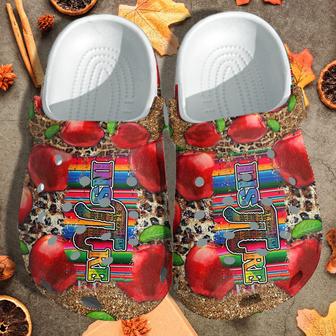 Inspire With Funny Apple Pi Leopard Shoes Crocbland Clog Gift - Monsterry UK