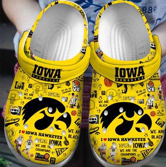 Iowa Hawkeyes Ncaa Sport Crocs Crocband Clogs Shoes For Men Women And Kids | Favorety UK