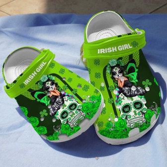 Irish Girl And Sugar Classic Clogs Shoes - Monsterry