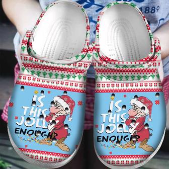Is This Jolly Enough Grumpy Dwarf Classic Clogs Shoes - Monsterry CA