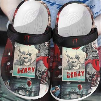 It Visit Derry Maine Horror Movie Halloween Classic Clogs Shoes - Monsterry UK