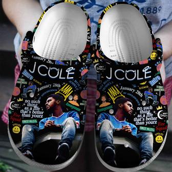 J Cole Rapper Music Crocs Crocband Clogs Shoes - Monsterry AU