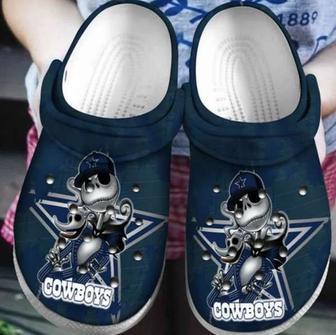 Jack Skellington Dallas Cowboys Clog Shoes | Favorety CA