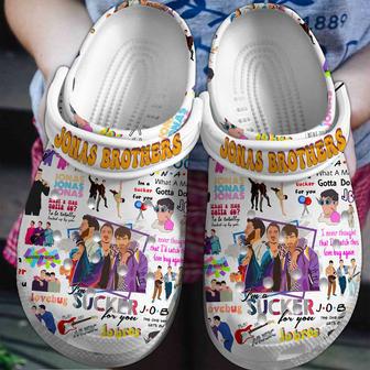 Jonas Brothers Band Music Crocs Crocband Clogs Shoes | Favorety AU