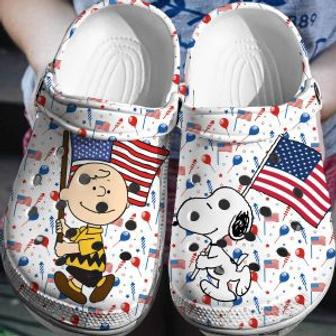 July 4Th Snoopy Crocs 3D Clog Shoes | Favorety CA