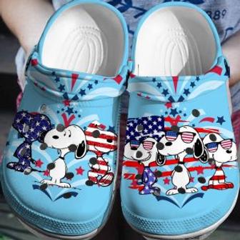 July 4Th Snoopy Crocs 3D Clog Shoes | Favorety AU