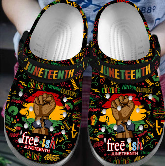 Juneteenth Clog Clogband Clogs Shoes For Men Women And Kids - Monsterry