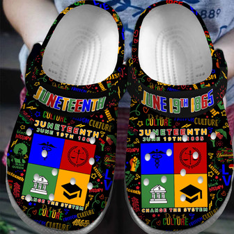 Juneteenth Clog Clogband Clogs Shoes For Men Women And Kids - Monsterry