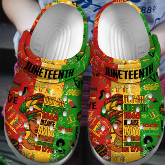 Juneteenth Clog Clogband Clogs Shoes For Men Women And Kids - Monsterry