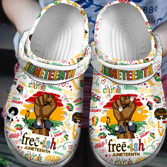 Juneteenth Crocs Crocband Clogs Shoes For Men Women And Kids - Monsterry