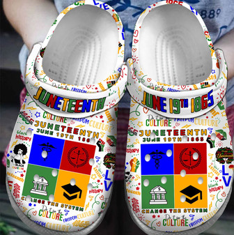 Juneteenth Crocs Crocband Clogs Shoes For Men Women And Kids - Monsterry