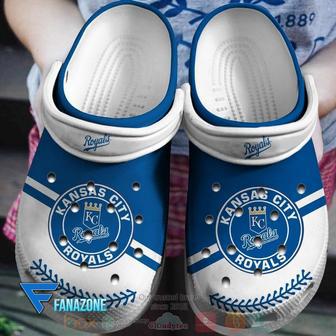 Kansas City Royals Blue-White Mlb Sport Crocs Clogs Crocband Shoes | Favorety CA