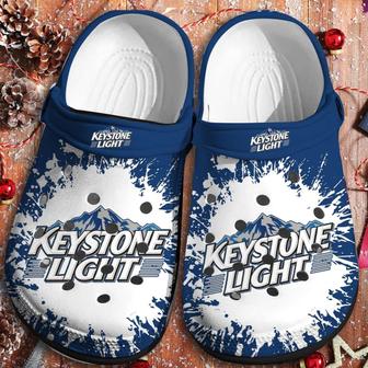 Keystone Light Beer Drinking Crocband Clog Shoes - Monsterry