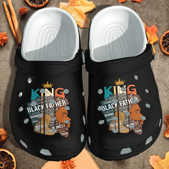 King Black Father Crocband Clogs - Monsterry