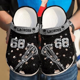 Lacrosse Personalized Attack Diamond Classic Clogs Shoes - Monsterry DE