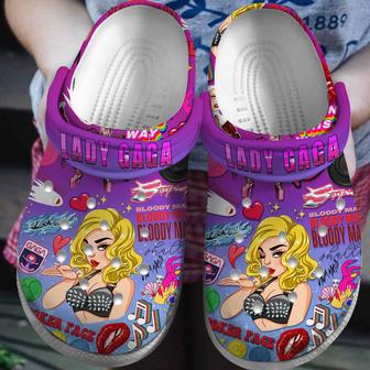 Lady Gaga Singer Music Crocs Crocband Clogs Shoes | Favorety